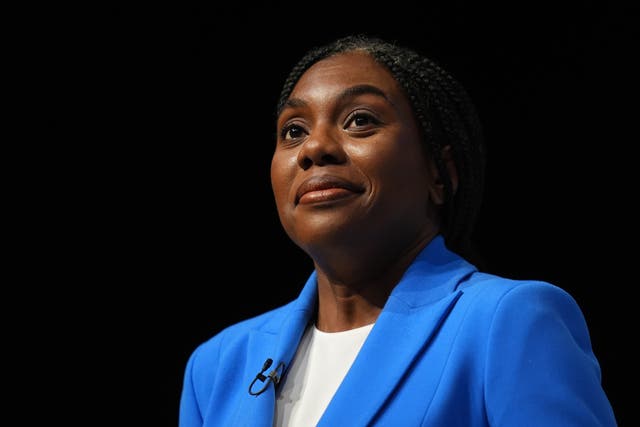<p>Conservative Party leader Kemi Badenoch is set to make a major speech (Jacob King/PA)</p>