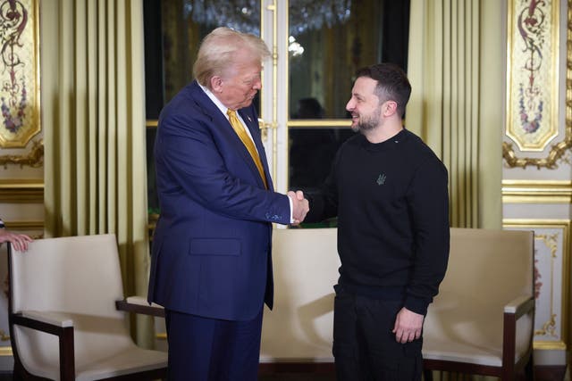 <p>Volodymyr Zelensky has stated his belief that a deal to end Russia’s war in Ukraine could be made under Donald Trump’s presidency but demanded Kyiv be included in any peace talks</p>