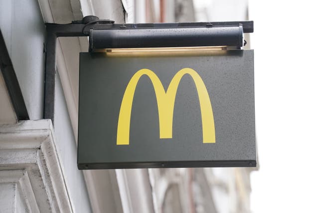 <p>McDonald’s has more than 1,500 branches across the UK and Ireland and employs some 170,000 people (Jonathan Brady/PA)</p>