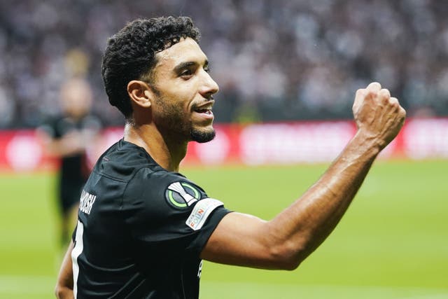 <p>Omar Marmoush has signed for Man City (PA Wire via DPA)</p>