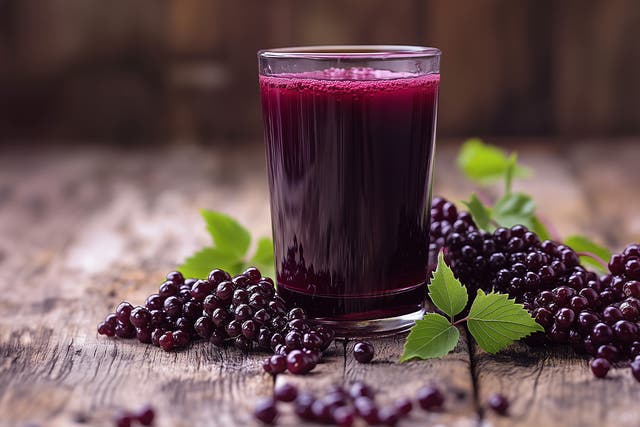 <p>Elderberry juice</p>