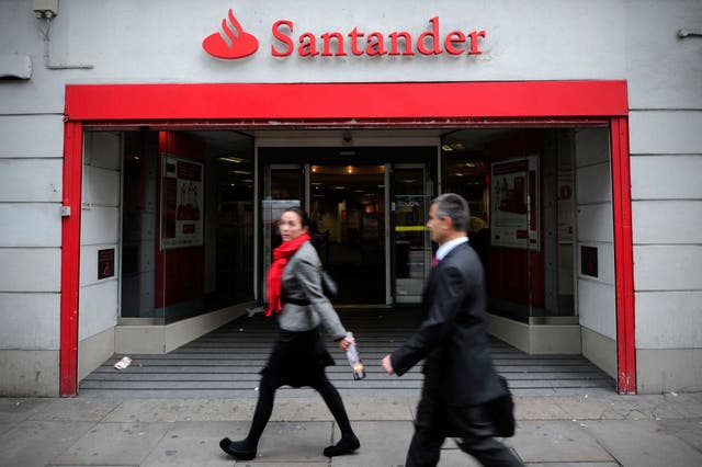 <p>Santander has become a regular on the British high street </p>