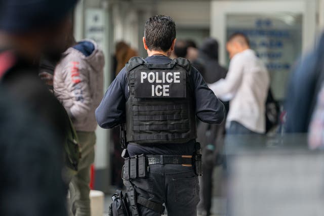 <p>Immigration and Customs Enforcement officers are accused of a launching a ‘raid’ that targeted U.S. citizens and a military veteran in New Jersey </p>