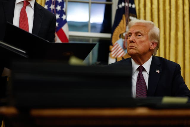 <p>Donald Trump signed an executive order on January 20 to redefine the 14th Amendment’s  clause supporting birthright citizenship </p>