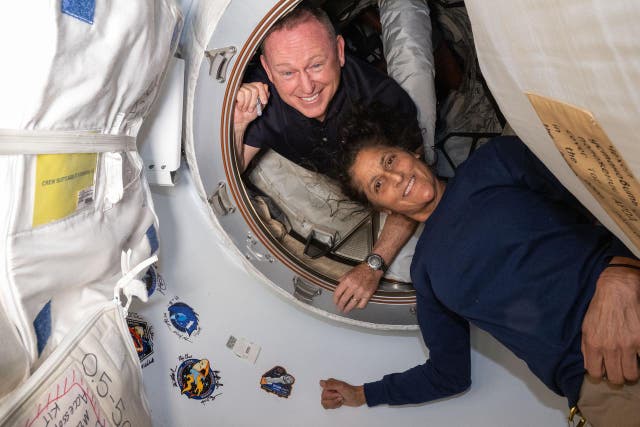 <p>Butch Wilmore and Sunita Williams</p>