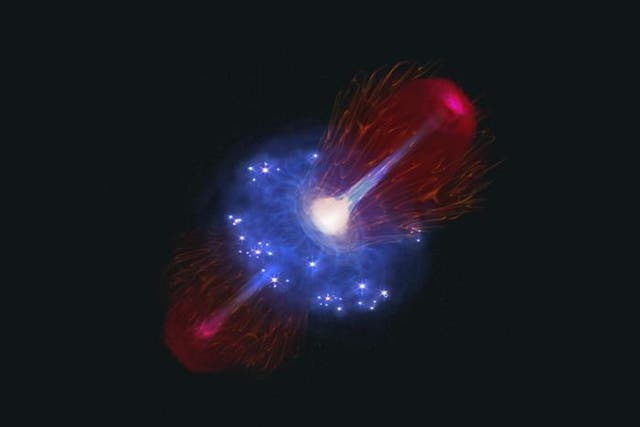<p>A study in Nature finds that black holes in the early Universe go through short periods of ultra-fast growth, followed by long periods of dormancy</p>