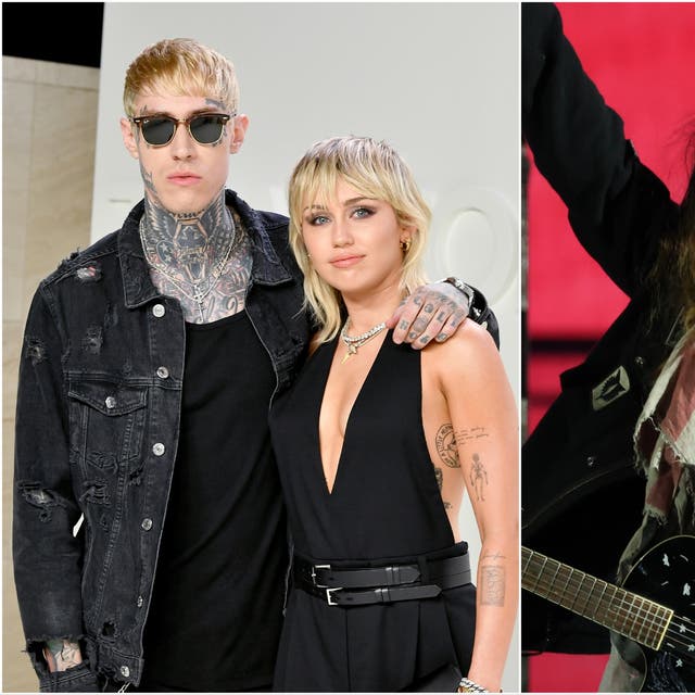 <p>Trace Cyrus (left, pictured with sister Miley) shared an open letter to their father Billy Ray</p>