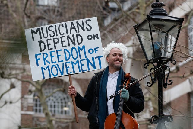 <p>Leaving the EU is causing severe problems for professional musicians </p>