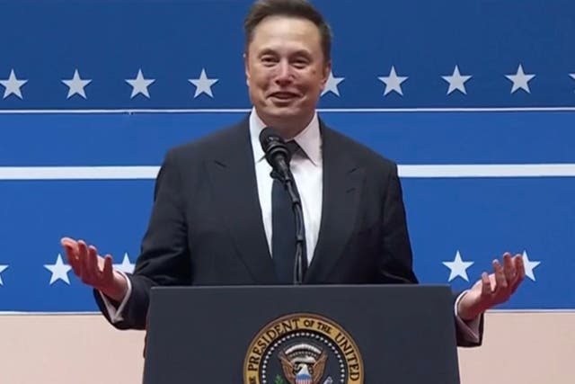 <p>Elon Musk at Donald Trump’s inauguration. Musk is heading up the Department of Government Efficiency advisory board, which insinuated it may examine eliminating the penny </p>