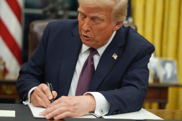 <p>President Donald Trump signed an order attempting to end birthright citizenship, guaranteed in the 14th Amendment and championed for decades in the 19th century by Black Americans </p>