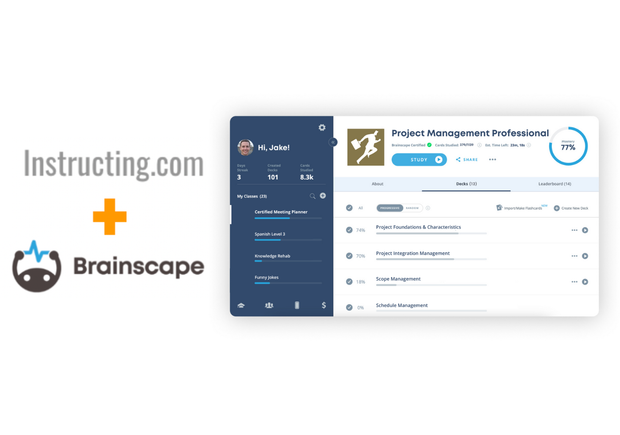 Brainscape Partners with PMP® Education Giant, Instructing.com