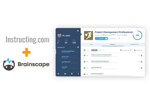 Brainscape Partners with PMP® Education Giant, Instructing.com