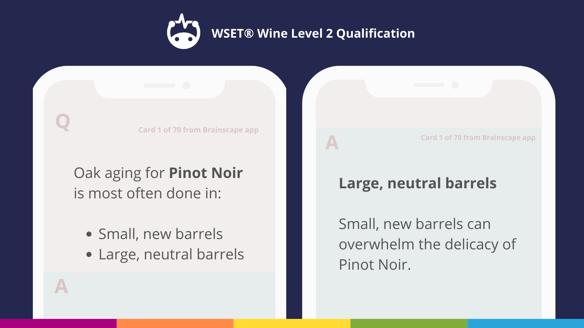Brainscape's WSET Level 2 Wine Flashcards Brainscape's WSET Level 2 Wine Flashcards