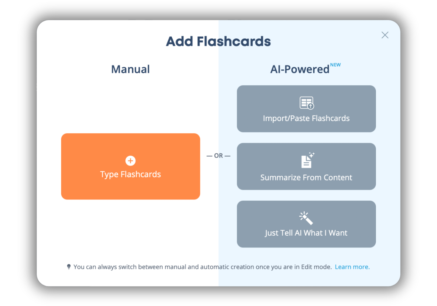 Create flashcards from study notes with Brainscape AI Create flashcards from study notes with Brainscape AI